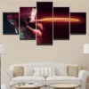 5 Panel Game 2 DotA Juggernaut Modular Canvas Posters Wall Art Pictures Paintings Accessories Home Decor - Dota 2 Merchandise Store