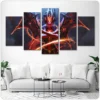 5 Piece Canvas Arts Painting Queen of Pain Arcana Dota 2 Eminence Of Ristul Game Poster - Dota 2 Merchandise Store