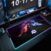Large for DOTA2 Game Mouse Pad Computer Gaming Accessory LED Light Mousepad RGB Non slip Waterproof 14 - Dota 2 Merchandise Store