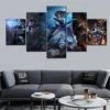 kf S7b6da744497b4fa0811612cdfaf46c48a 5 Panels Canvas Wall Arts Game DotA 2 Poster Paintings Interior Living Room HD Home Decorative - Dota 2 Merchandise Store